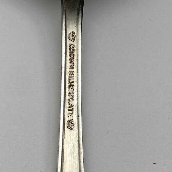 VTG Crown Radiance International Cold Meat Fork‎ Silver Plate Silverware 1939 - Picture 7 of 8